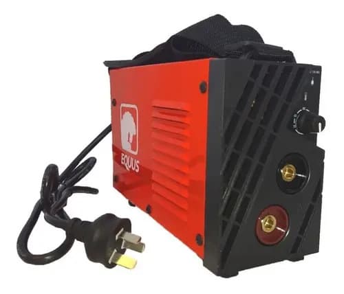 Soldadora Inverter 120 Amp + Careta De Equus - Smf Color Roja Y Negra