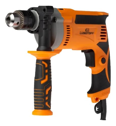 Taladro Con Percutor 710w 13mm Vel Variable Lusqtoff Color Naranja Frecuencia 50 Hz