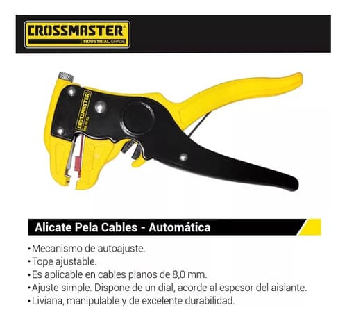 Pinza Pelacables Automatico Alicate De 7 Crossmaster