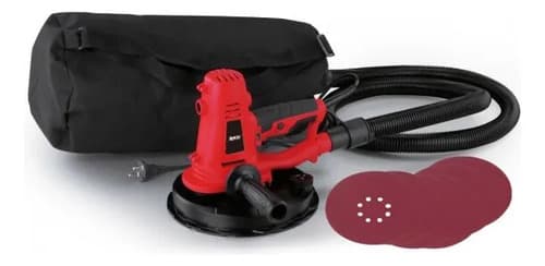 Lijadora Orbital Equus P/ Yeso Con Aspiradora 1220w 225mm Color Rojo Frecuencia 50 Hz