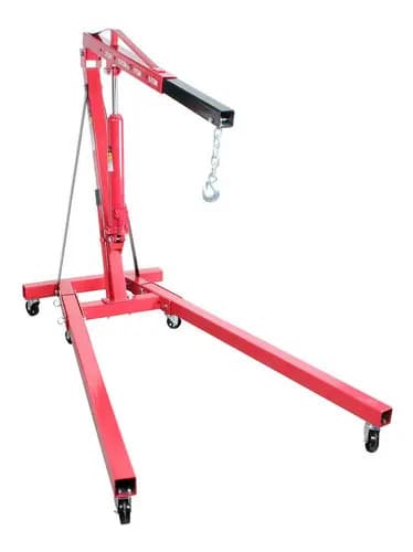 Pluma Hidráulica Plegable Automotriz Motor 2ton Hessen Pro