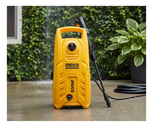 Hidrolavadora Ingco 1400w Con 130bar De Presión Máxima 220v