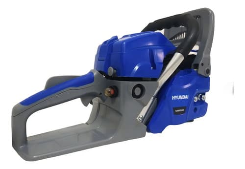Motosierra A Nafta Hyundai 52cc Azul Rey Turbo 600 2.5hp
