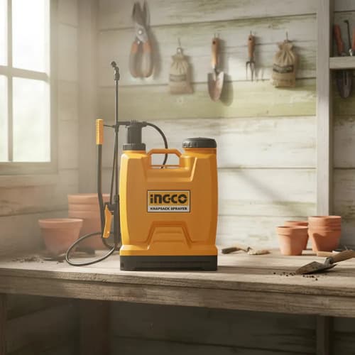 Pulverizador Fumigador Ingco Hspp41602 Mochila 16 Litros Color Amarillo