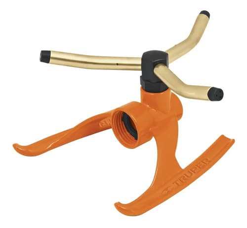 Regadera Giratoria Con 3 Brazos Color Latón Truper 10307