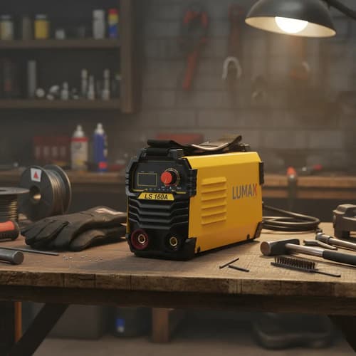 Soldadora Inverter Lumax Zgs-620160a Color Amarillo