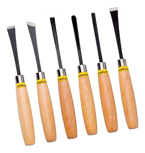 Juego 6 Gubias 6.1/2 Stanley Tallado Madera