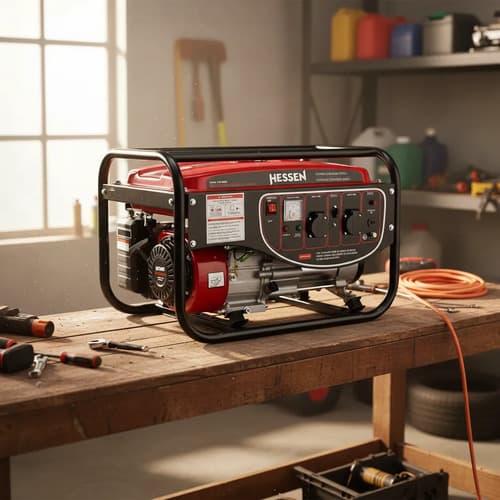 Generador Nafta Hessen Pro 3300w, 3000w Nominal, 12 Meses Gt
