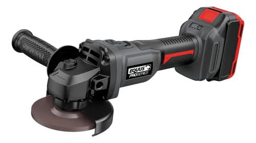 Amoladora Equus Pro Series Motor S/ Carbones C/1 Bateria Negro