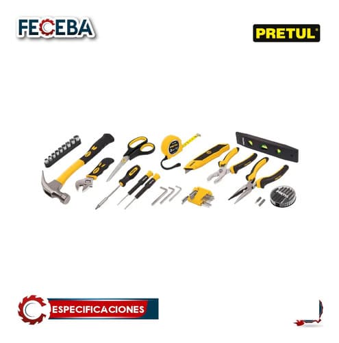 Juego De Herramientas 42 Piezas, Pretul 22101