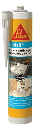 Sika Sanisil Silicona Antihongos Para Baños Y Cocinas