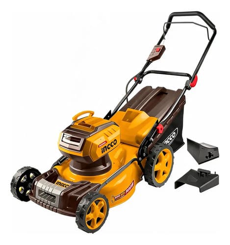 Cortadora De Cesped A Bateria 18  40v (20v+20v) P20s Brushle Amarillo