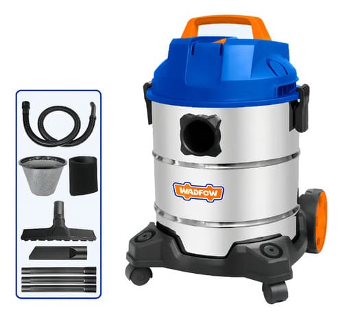 Aspiradora 20l 1200w Wadfow Seco Humedo Wvr4a20 Azul