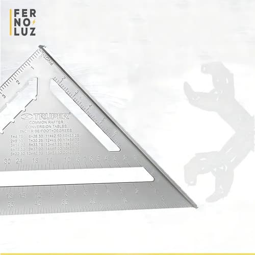 Escuadra De Aluminio Truper 12¨ Ideal Yesero Et-12a - Fc