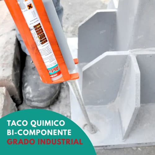 Anclaje Químico Bicomponente Tubo 300ml Akfix Anchorfix C900