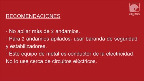 Andamio Multiuso Equus Soporta 450kg- 1.95 (altura)