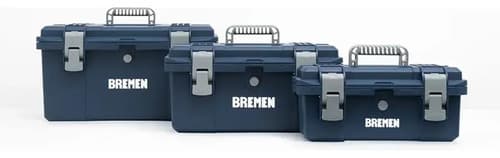 Caja Herramientas Plastica Bremen Juego 3 Pz Br8333 Color Azul