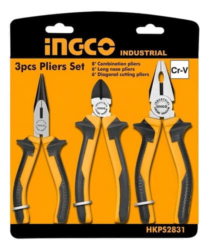 Set De Alicates 3 Piezas Ingco 3104