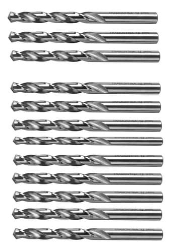 Juego Mechas Tramontina De Acero Del 2.5mm Al 12mm