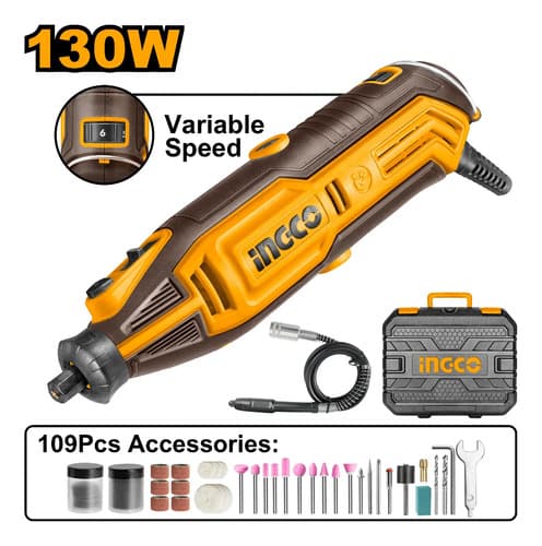 Mini Torno Ingco 130w + 109 Acc Mg13328 50/60 Hz 130 W 50/60 Hz 130 W
