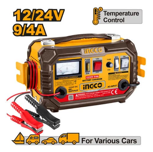 Cargador De Baterías 12v / 24v Ingco Ing-cb1601