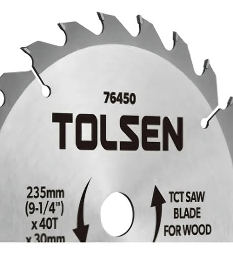 Disco Sierra Circular Para Madera Tolsen 12 Pulgadas - Sc - Color Gris
