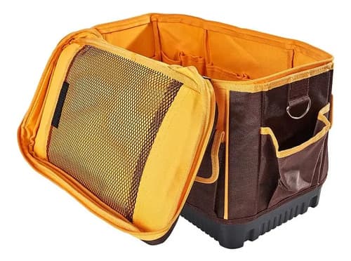 Bolso Industrial Porta Herramientas 16 PuLG Ingco Htbg10 Amarillo
