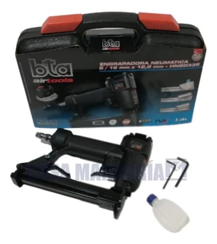 Engrampadora Neumática Bta 822406 Para Madera Y Enchapado 6-16mm