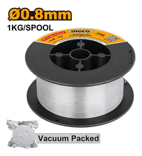 Rollo Alambre Soldar Flux 1kg X 0.8mm Ingco Ewsfc081001