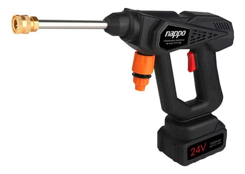 Hidrolavadora Nappo Inalámbrica De Mano 300w Batería Negro