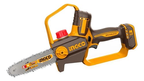 Motosierra A Bateria P20s 20v 8 S/bat Ingco Cgsli2088 Amaril Amarillo