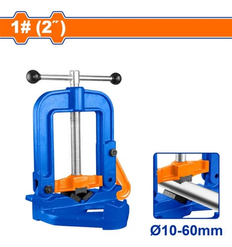 Prensa De Banco Para Tubos 1# 2  10-60mm Wadfow Wgtq1202 Azul