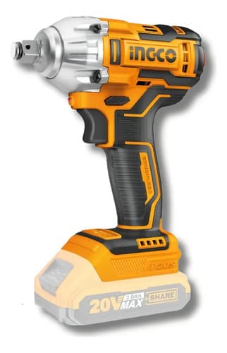 Llave De Impacto Brushless 1/2 + Lámpara + Juego Dados Color Amarillo