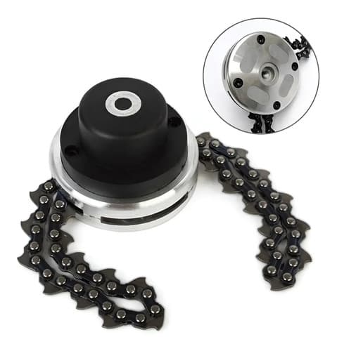 Carrete Recortador Con Cadena Para Desbrozadora Negro