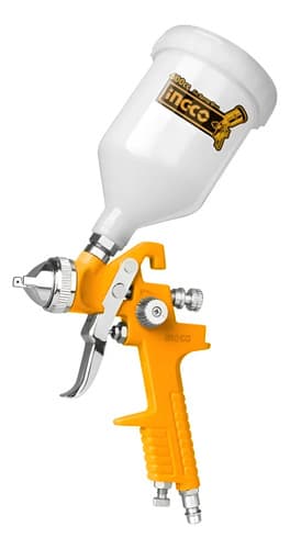 Pistola Pintar Ingco T/plastico 600cc - 1.4mm Hlvp Amarillo