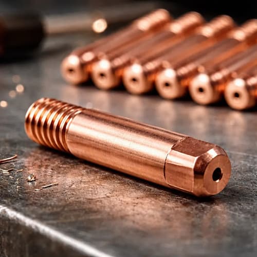 Boquilla Puntero Cobre Soldadora Mig 0.6-0.8- O 1mm X Unidad