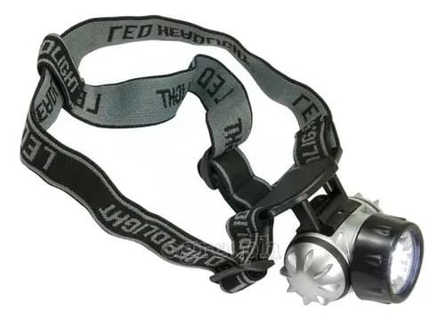 Linterna Luz 7 Led Minero P/cabeza Tolsen Multifunción 60011 Color De La Linterna Negro Color De La Luz Blanco