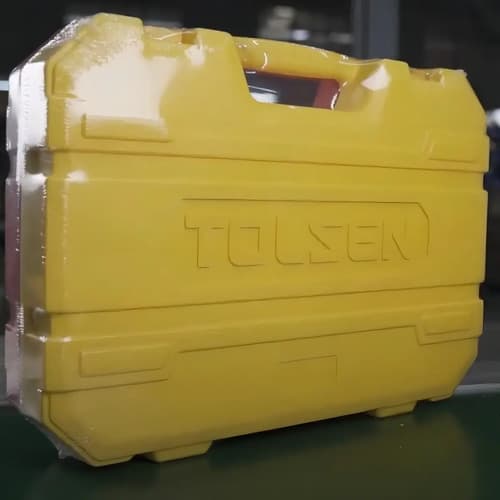 Pistola De Aire Caliente Tolsen 1000w-2000w 300 L/350°c 500l Color Naranja Con Negro