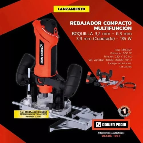 Rebajador Multifuncion Dowen Pagio Compacto 600 W