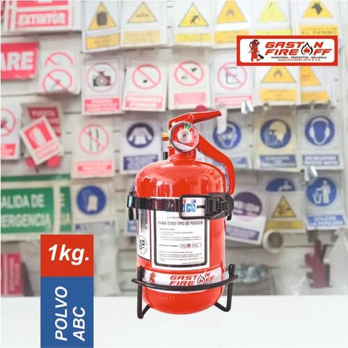 Extinguidor Bomberito Reglamentario C/ Soporte 1 Kg. Auto
