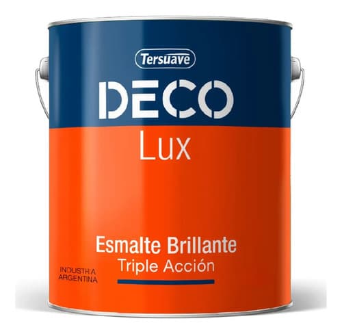 Esmalte Sintetico Tersuave Decolux Brillante Antióxido X 4 Lts Color Azul