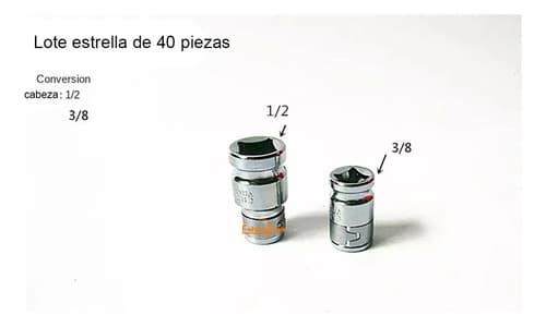 Set Kit Juego Puntas Corto Largo Torx Allen 40 Piezas Eshopangie