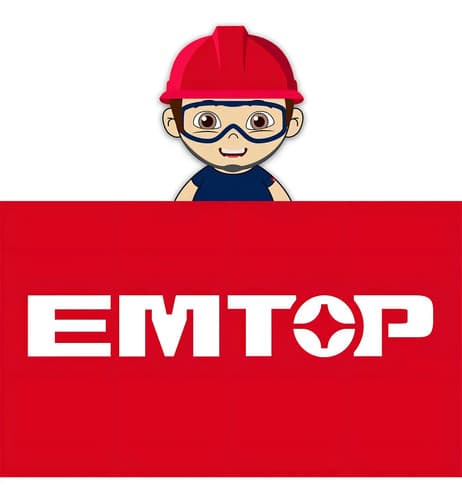 Amoladora Angular Eléctrica Emtop 750w 4 1/2  115mm 220v Profesional Rojo