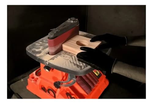 Lijadora Combinada Oscilante De Banda Y Rodillo Dowen Pagio Naranja Oscuro 50/60hz