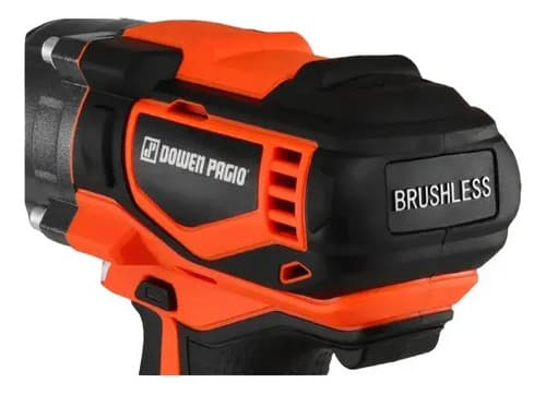 Llave De Impacto Inalambrica Bateria 18v Dowen Pagio Naranja Oscuro
