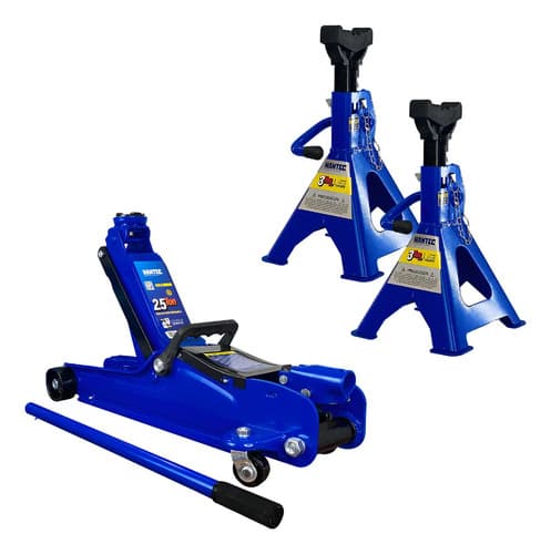 Gato Hidráulico 2.5 Toneladas + Torres Auto 3 Ton Hantec