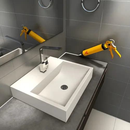 Sika Sanisil Silicona Antihongos Para Baños Y Cocinas Blanco