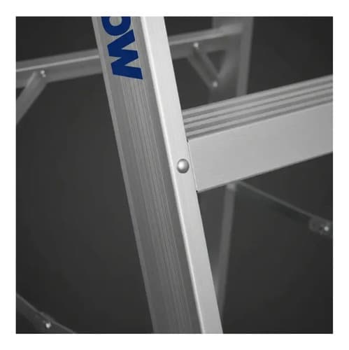 Escalera Aluminio Acceso Tapa Plastica 6 Escalones Wadfow Acero