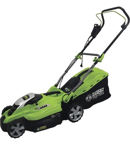 Cortadora De Césped Eléctrica Forest & Garden Cp 636 1600w Bolsa 45l Jardín Verde