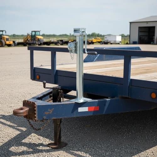 Pie De Apoyo Con Manivela Para Trailer 1000kg 40cm